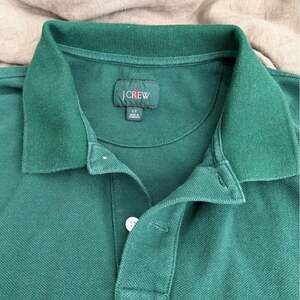 J.Crew Oarsman Polo Shirt Green LT